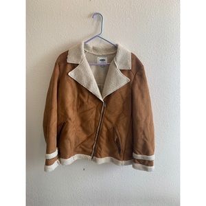 Sherpa lined jacket